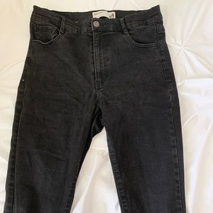 Garage High Waisted Black Jeans (size 9)